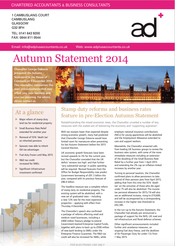 Autumn2014Update